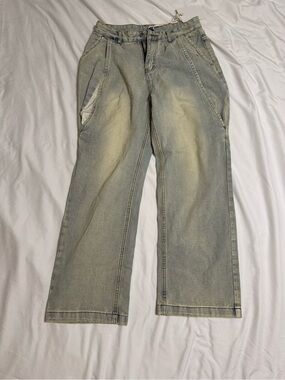 Aelfric Eden Relaxed Light Blue Washed Jeans
